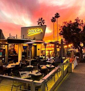 Sbicca Del Mar patio at sunset, venue for the ASA San Diego Chapter Holiday Dinner 2026